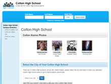 Tablet Screenshot of coltonhighschool.org